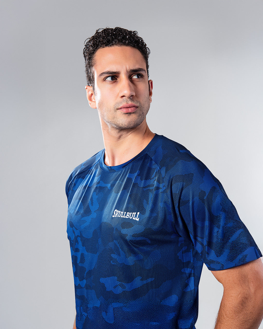 Skullbull PulseDry T-Shirt – Men’s Quick-Dry, Sweat-Wicking Performance Tee (Blue)