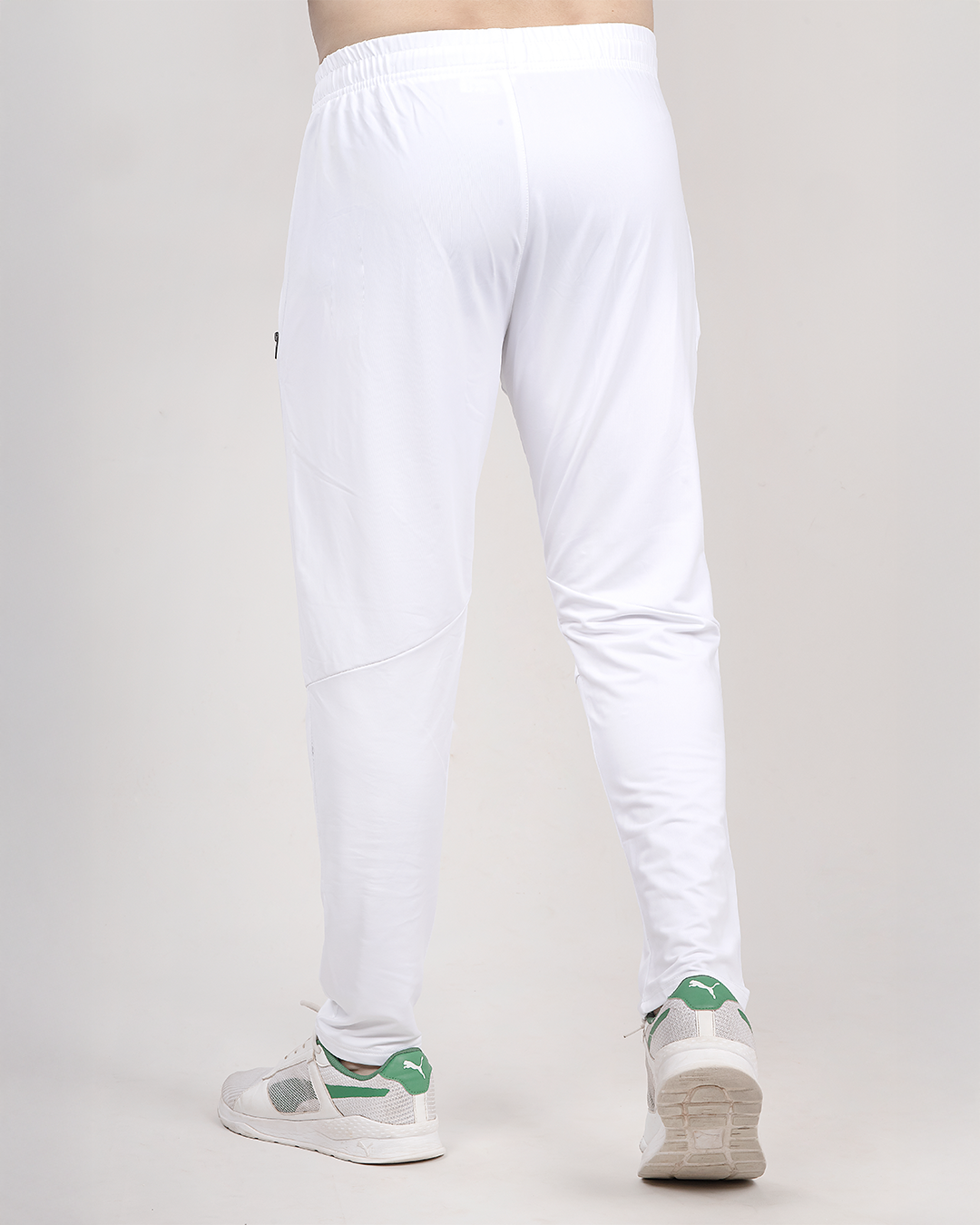 Skullbull SwiftDry Tracks | Anti-Odor, Quick-Dry Gym Pants Men (White/Blue)