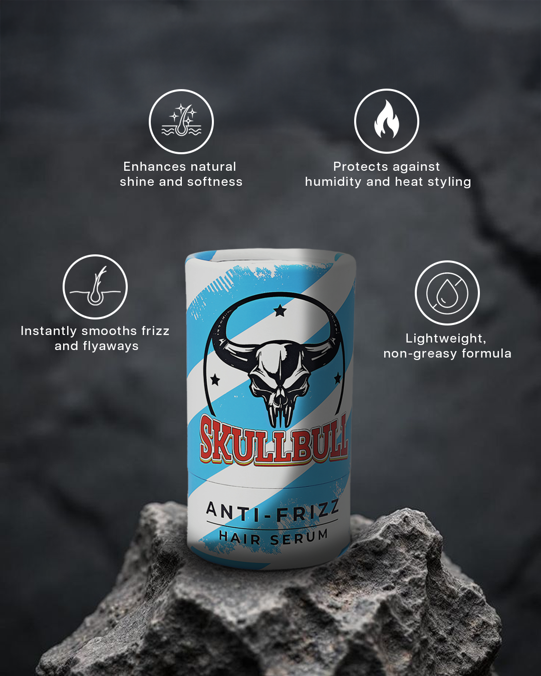 Skullbull Beard Care Combo – Beard Shampoo + Anti-Frizz Serum | Get an Additional 5% Off