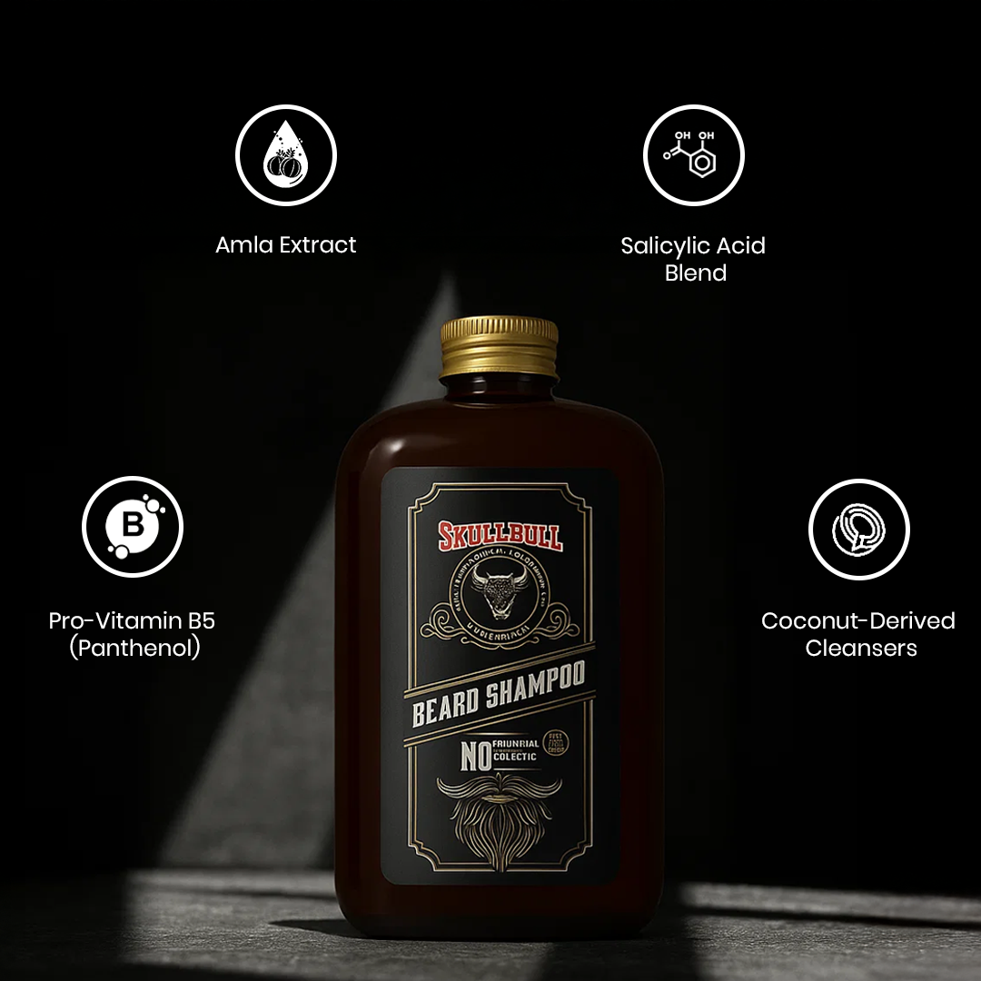 Skullbull Fearless Beard Shampoo