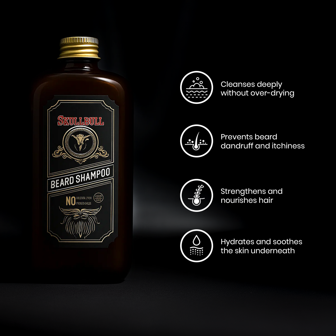 Skullbull Fearless Beard Shampoo