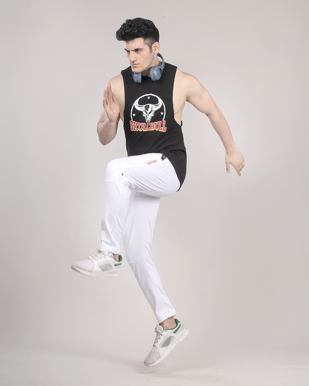 Skullbull QuickDry Vest – Lightweight Polyester Men’s Sleeveless Top for Gym & Casual Wear